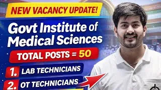 Thumbnail: New vacancy Lab technician and OT technicians #2026 #vacancy #mlt #OT