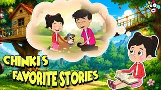 Thumbnail: Chinki's Favorite Stories | Funny Stories | English Cartoon | Moral Stories | PunToon Kids