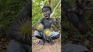 Thumbnail: Survival Skills: SMART idea and Useful with Smart boy in forest #shorts #bushcraft #survival