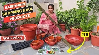 Thumbnail: Gardening Products Shopping Haul - With Prices | Affordable Gardening Products