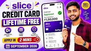 Thumbnail: Slice Credit Card Apply || Slice rupay Credit Card Apply || Slice lifetime free Credit Card Apply