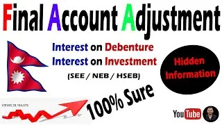 Thumbnail: Interest on Debenture | Interest on Investment | Hidden Information in Final Account|Class 10, 11&12