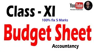 Thumbnail: Budget sheet class 11 2081 | class XI Nepali sheet budget | Government accounting | Purano pathshala
