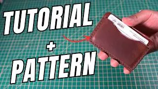 Thumbnail: Your First Leather Project | Easy Leather Cardholder (Pattern Available)