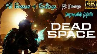 Thumbnail: Dead Space Remake (2023) - All Bosses + Both Endings (Impossible, No Damage)