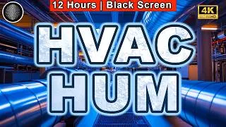 Thumbnail: HVAC HUM | Tinnitus Sound Therapy | Black Screen, 12 Hours | Stress Relief, Deep Sleep, Sleep Sounds