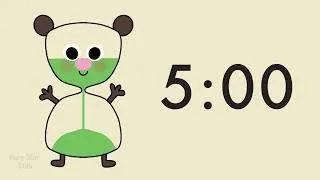 Thumbnail: 5-Minute Cute Sand Timer ⏳ | Calm Visual Countdown for Kids | Home & Classroom Timer