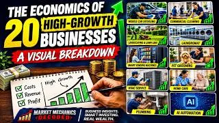 Thumbnail: The Economics of 20 High-Growth Businesses | A Visual Breakdown
