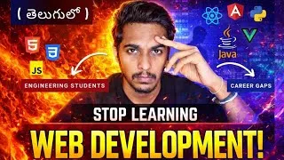 Thumbnail: Why Engineering Students Should STOP Learning Web Development (2026 Reality Check)