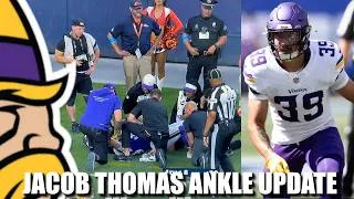 Thumbnail: REPORT: Vikings Safety Jacob Thomas Has Grade 1 Ankle Sprain