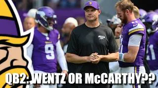 Thumbnail: Vikings QB2: JJ McCarthy or Carson Wentz?