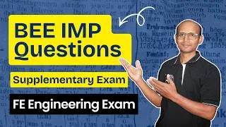 Thumbnail: BEE IMP Questions | Supplementary Exam | FE Engineering Exam | BEE IMP | #sppu #engineering