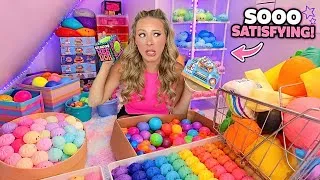 Thumbnail: ORGANIZING MY SECRET SQUISHY ROOM 🌈😍 *HIGHLY SATISFYING* #trending #viral #needoh #dumpling #squishy