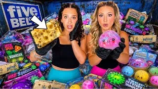 Thumbnail: WE WENT DUMPSTER DIVING AT FIVE BELOW & FOUND VIRAL SQUISHIES 🤯😍 #trending #dumpsterdiving #viral