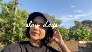 Thumbnail: slow living in goa | cozy routines, home workouts & dog walks