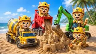 Thumbnail: Mama Cat Trims Fur on the Farm to Make a Tiger Hat for Kittens 🐾🎩🐯