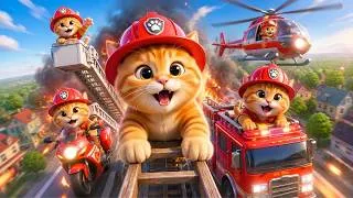Thumbnail: Mama Cat Trims Fur on the Farm to Make a Tiger Hat for Kittens 🐾🎩🐯