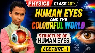 Thumbnail: Human Eye & The Colourful World | Structure of Human Eye | Class 10 Physics | Lecture-1 #physics