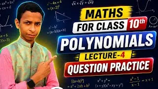 Thumbnail: 🔥 Class 10 Maths | Polynomials Lecture-4 | Question Practice | Board Exam 2027 | Pushkar Study Point