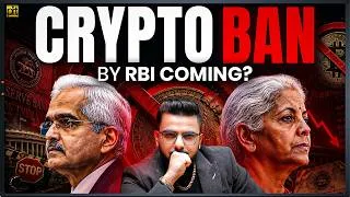 Thumbnail: RBI is Planning to Ban Crypto in India! 🇮🇳 Complete Details…