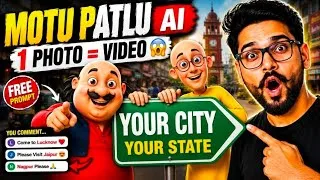 Thumbnail: Instagram Viral Motu Patlu Wali Ai Video Kaise banaye | Trending Motu Patlu Village Video Editing