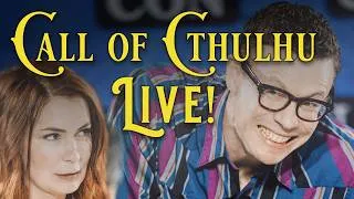 Thumbnail: The Problem with Pinochle | Call of Cthulhu LIVE at Gen Con 2026 w/ Ross Bryant & Felicia Day