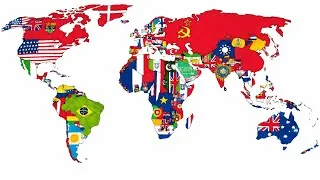 Thumbnail: Drawing 1938 flag map of the world//Guess your country #flag #art 