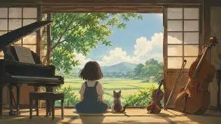 Thumbnail: 🎼 Ghibli-Style Music | Piano, Violin & Cello (Great for Driving · Studying)