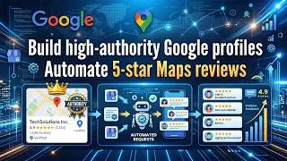 Thumbnail: Bulk Update Google Account Profiles & Auto Post Google Maps Reviews | Boost Review Survival Rate!