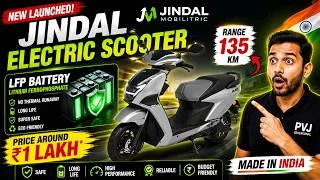 Thumbnail: 130 Km Range | LFP Battery New Jindal Electric Scooter Launched | PVJ Educational