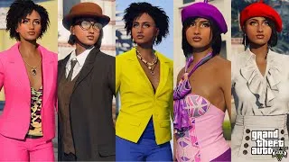 Thumbnail: GTA V | 12 CUTE & EASY FEMALE FORMAL OUTFITS 🌺 | NO GLITCHES
