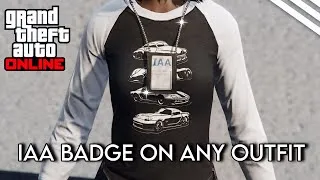 Thumbnail: HOW TO GET THE IAA BADGE ONTO ANY OUTFIT IN GTA 5 ONLINE