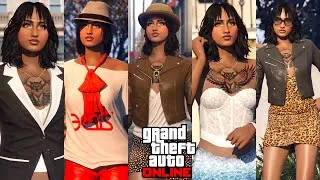 Thumbnail: GTA V | 15 STUNNING FEMALE OUTFITS 🌺 