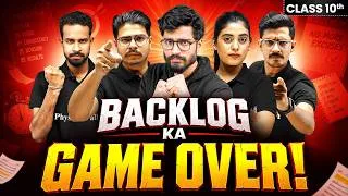 Thumbnail: Class 10th BACKLOG Ka Intezaam - Launching BACKLOG KILLER Marathon 🔥 Udaan 2.0 2027