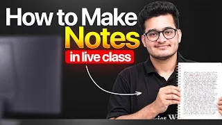 Thumbnail: How to Make Notes in LIVE Class? | NEET Aspirants Must Watch!🔥