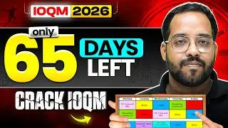 Thumbnail: IOQM 2026: Only 65 Days Left! Complete Roadmap from Zero to Selection 🚀 #OlympiadWallah