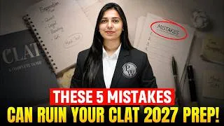 Thumbnail: CLAT 2027: Even Toppers Are Making These 5 Mistakes