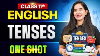 Thumbnail: Tenses Class 11🔥| Class 11 English One Shot🎯| Pace Commerce