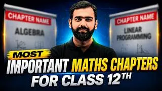 Thumbnail: 🚨 Want 80+ in Class 12 Maths? Master This Chapter First! 🔥 | CBSE Boards