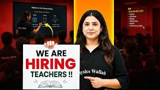 Thumbnail: 🔥Want to Become a Teacher at PW? | We're Hiring Class 9 & 10 Teachers | Don’t Miss This Opportunity😱