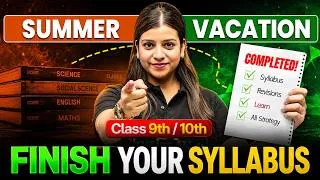 Thumbnail: How to Study in Summer Vacation 2026 🌞 | Best Study Plan for ICSE Class 9 & 10 Students 📚