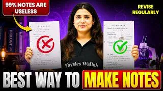 Thumbnail: Notes Making Strategy For 2027 | How Toppers Make Notes ? | Must Watch For ICSE & ISC Students 🔥