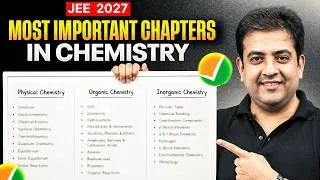 Thumbnail: 🔥 Why You’re Failing Chemistry (And How to Fix It) | Most Important Chapters for JEE 2027