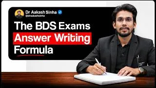 Thumbnail: Answer Writing Masterclass For BDS University Exams | Complete Answer Writing Guide | Dr Aakash Sir