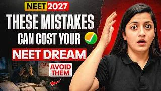 Thumbnail: Drop Year Mistakes to Avoid 🚨 | Crack NEET 2027 in Your First Drop