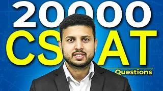 Thumbnail: I Solved 20,000 UPSC CSAT Questions 😱 | My Biggest CSAT Takeaways for UPSC CSAT