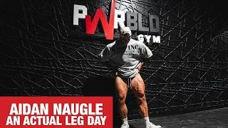 Thumbnail: If You're Not Nervous, You're Doing It Wrong | Leg Day with Aidan
