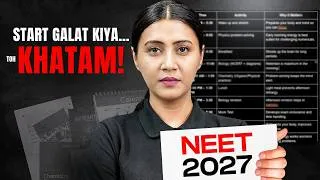 Thumbnail: NEET 2027 Preparation Strategy 🔥 Start Like a Topper from Day 1 | Tulika Ma'am