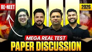 Thumbnail: Re-NEET Mega REAL TEST Paper Discussion (07 June 2026)