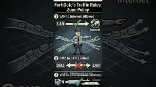 Thumbnail: 🛡️ Master FortiGate Firewall Topology for Peak Security! @PyLouis #louispython #FortiGate